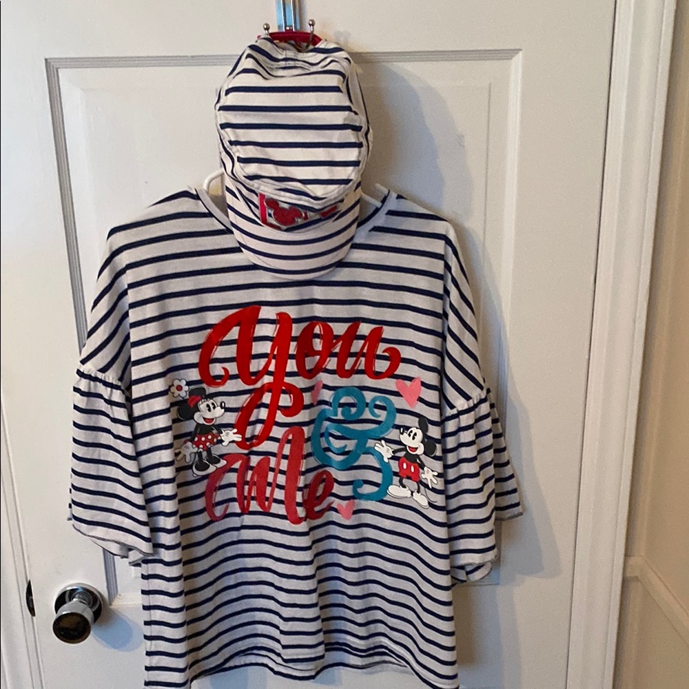 Disney Striped Shirt - Blue and White